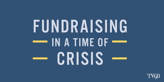 Fundraising Priorities in a time of Crisis