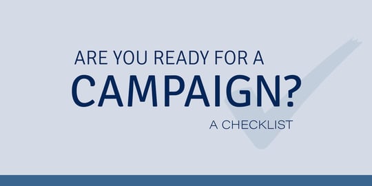 Campaign Readiness Checklist